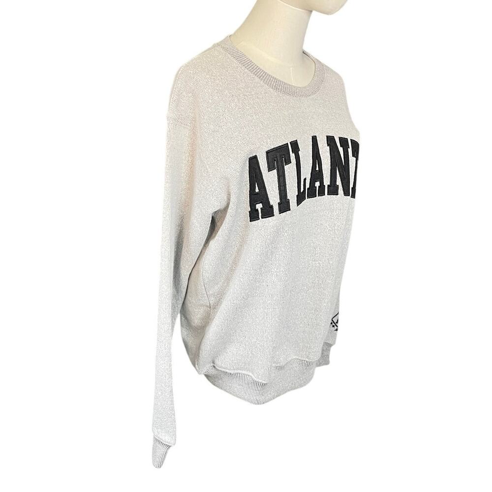 Atlanta Graphic Sweatshirt NWT New York Popular Gray Crewneck Streetwear M - Picture 9 of 9